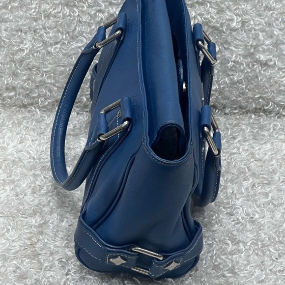 MCM Blue Leather shoulder Bag - Picture 6 of 16